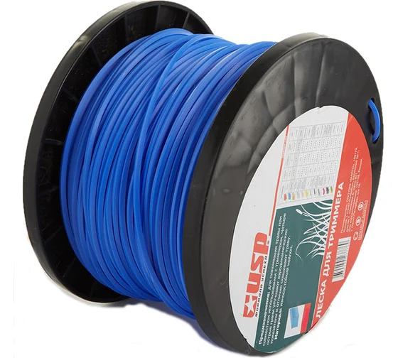 Леска для триммера 2,4х120м квадрат Usp