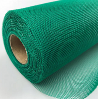 Сетка стеклотканевая 145г/м2 фасадная  5,0х5,0мм 1х20м зеленая Fiberon