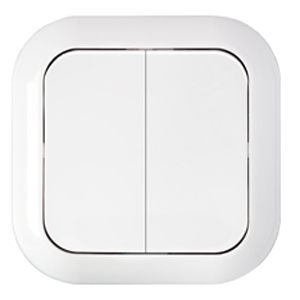 Выключатель 2-кл белый Гармония Беларусь---