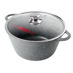 Кастрюля 4л с крышкой графит Горница(59)-----