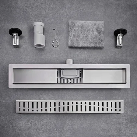 Трап линейный 50  60х700 горизонтальный нерж РМС