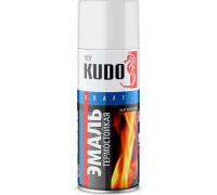 Эмаль алкидная термостойкая белая 520мл 800°С 5003 Kudo(12)