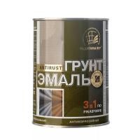 Грунт эмаль по ржавчине 3в1 графит 1,9кг глянец Радуга