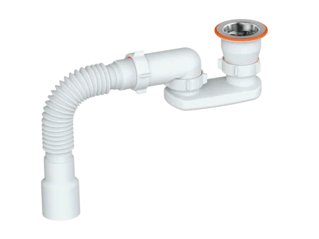Сифон для душевого поддона 1 1/2х40 регулируемый РМС