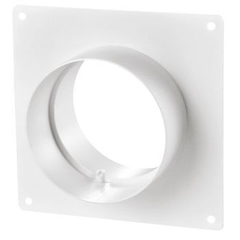 Соединитель круглого канала 150мм с монтажной пластиной и с обратным клапаном 3531 Vents 