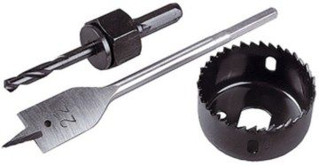 Набор для врезания замков 48мм 3 предмета Зубр