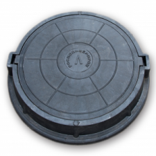 Люк полимерный круглый  5т 760х 90мм