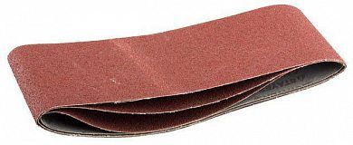 Лента шлифовальная 100х610мм Р 80 3шт бесконечная на ткан основе Stayer Master 