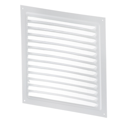 Решетка вентиляционная пластик 250х250 с сеткой 2525РЦ ERA