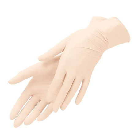 Перчатки одноразовые латексные текстурированные L ADM