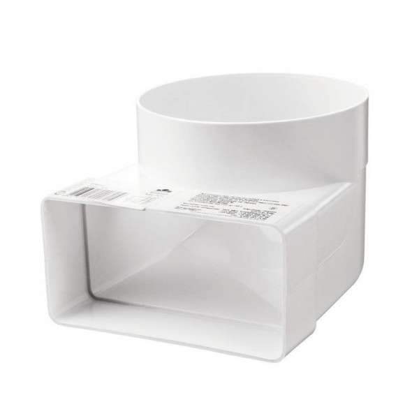 Колено вентиляционное универсальное 60х204х150мм 823 Zernberg 