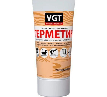 Герметик акриловый силиконизированный 160гр дуб с носиком  ВГТ---