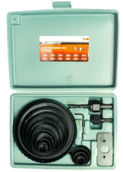 Пила по дереву наборная 19-127мм H-28мм 12шт Matrix  