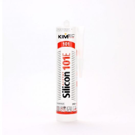 Герметик силиконовый универсальный прозрачный 280мл 101Е Kimtec(20)