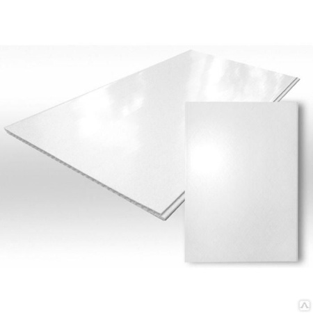 Панель пластиковая 0,375х3,0м Белый лак г Краснодар