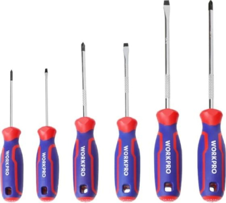 Набор отверток  6шт PH/SL Workpro----