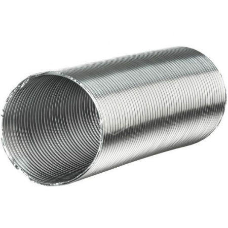 Труба алюминиевая гофрированная 100мм 1-3м Анкор