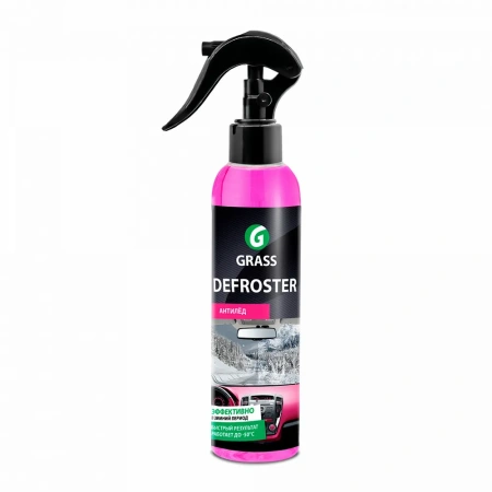 Размораживатель стекол и замков Антилед 250мл спрей Defroster Grass
