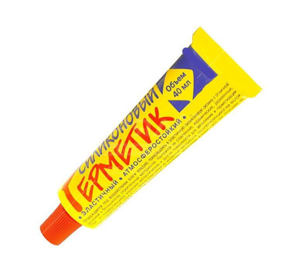 Герметик силиконовый универсальный белый  40мл НБХ