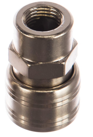 Переходник муфта быстросъемная (мама) 1/4 внутренняя резьба 1шт Stels