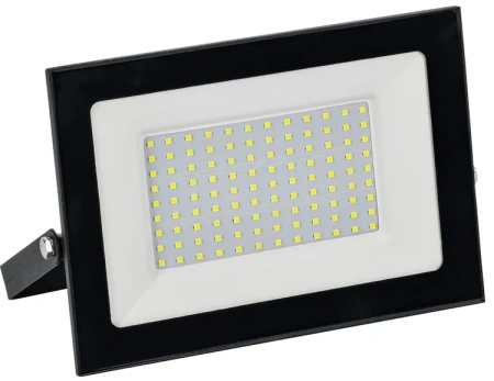 Прожектор светодиодный 100W 6500К без датчика движения черный Led IP65 Generica IEK