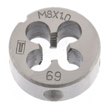 Плашка М 8х1,0 Сибртех