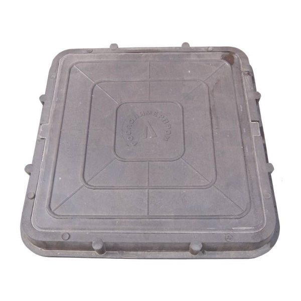 Люк полимерный квадратный 3т 685х685х55мм