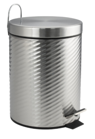 Ведро  5л нерж с педалью Санакс---