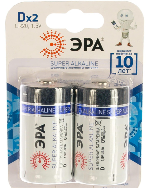 Батарейка LR20 Alkaline щелочная