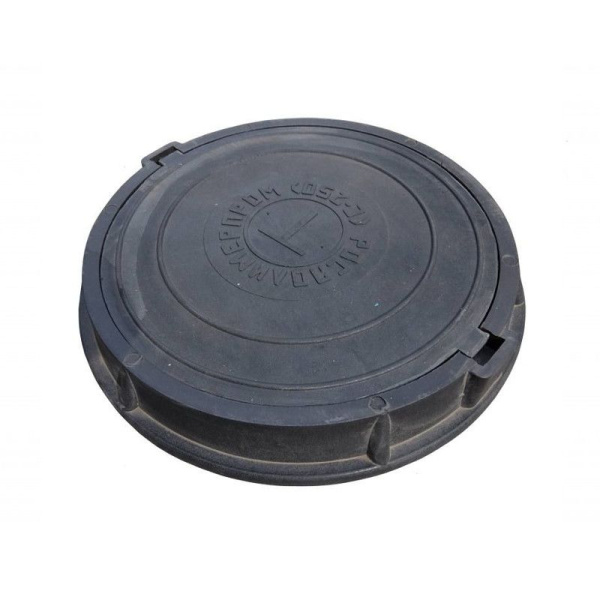 Люк полимерный круглый 15т 780х110мм