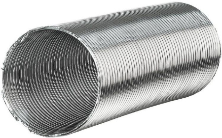 Труба алюминиевая гофрированная 125мм 1-3м Анкор