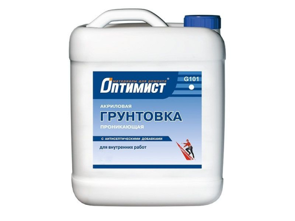 Грунтовка универсальная интерьерная 10л G101 Оптимист---